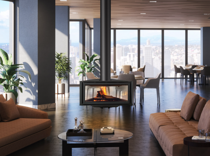 Suspended Wood Burning Stoves, Ceiling Hung Wood Burning Stoves